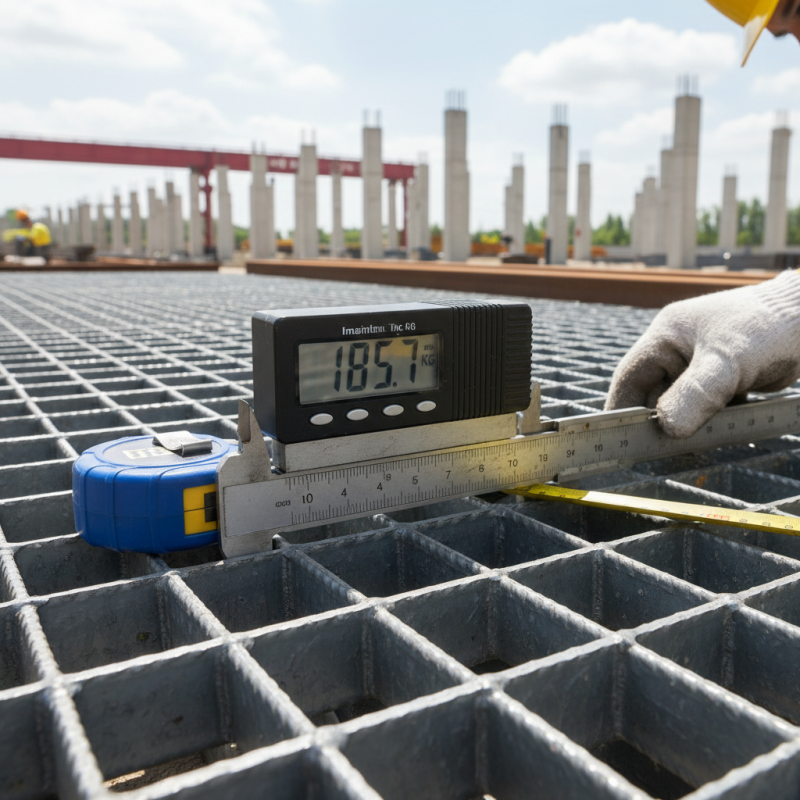 What is the Weight of I Bar Steel Grating?