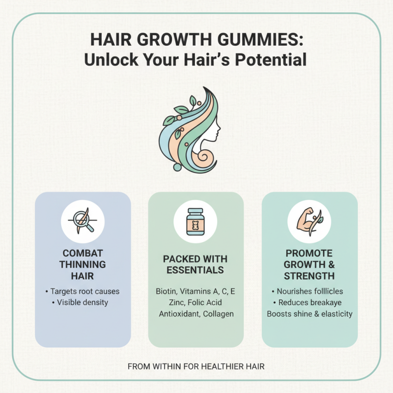 Why Are Hair Growth Gummies Effective for Thinning Hair?