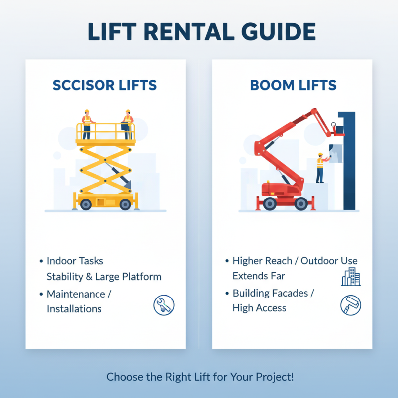 How to Choose the Right Lift Rental for Your Project Needs?