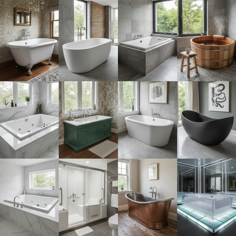 Top 10 Bath Tub Styles for Your Dream Bathroom Design?