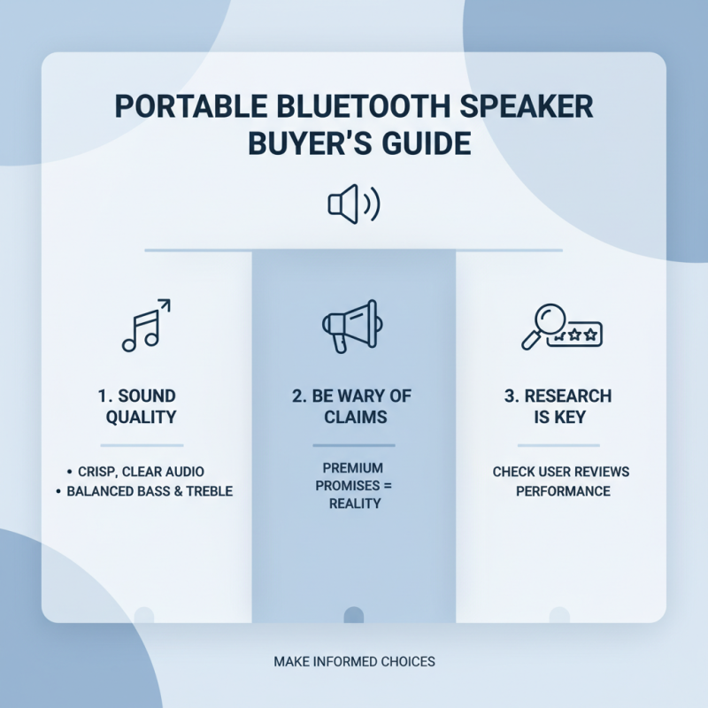 How to Choose the Best Portable Bluetooth Speaker in 2026?