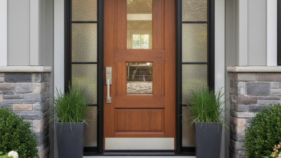 How to Choose a Front Door with Sidelights for Your Home?