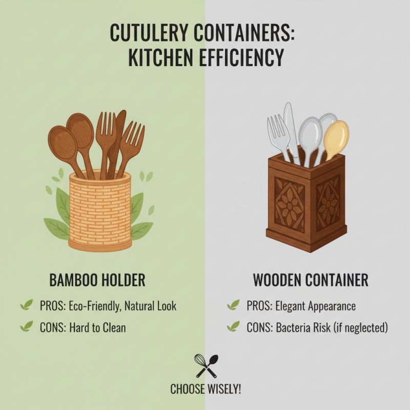 Best Cutlery Container Options for Your Kitchen Setup?