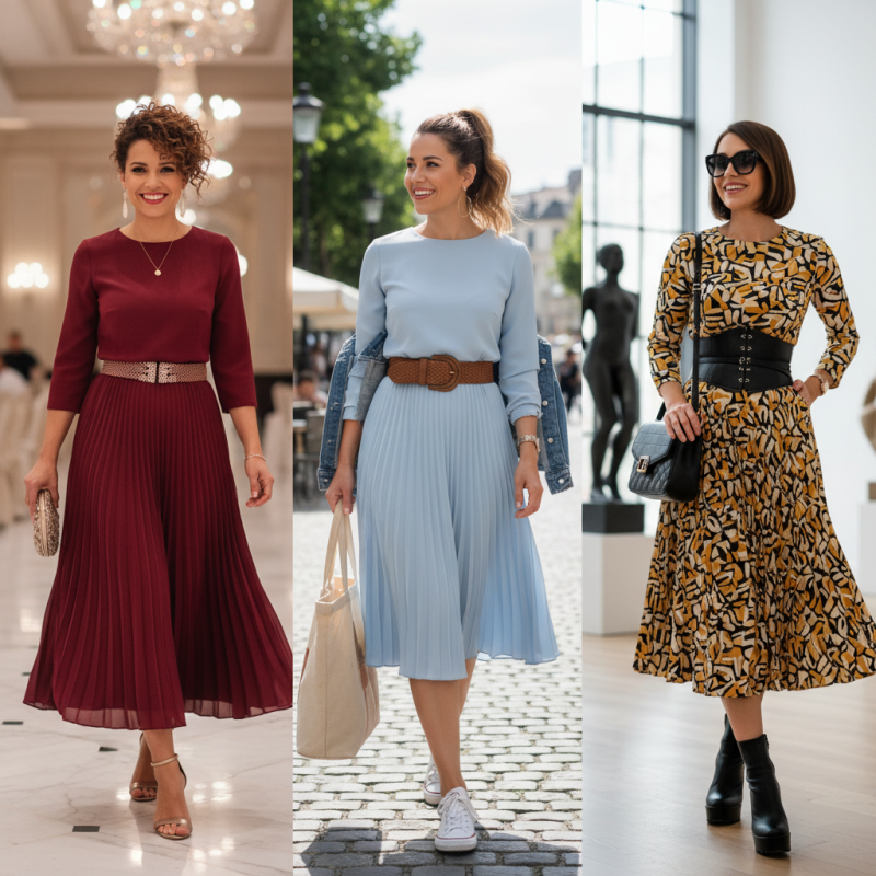 How to Style a Pleated Fit And Flare Dress for Any Occasion?