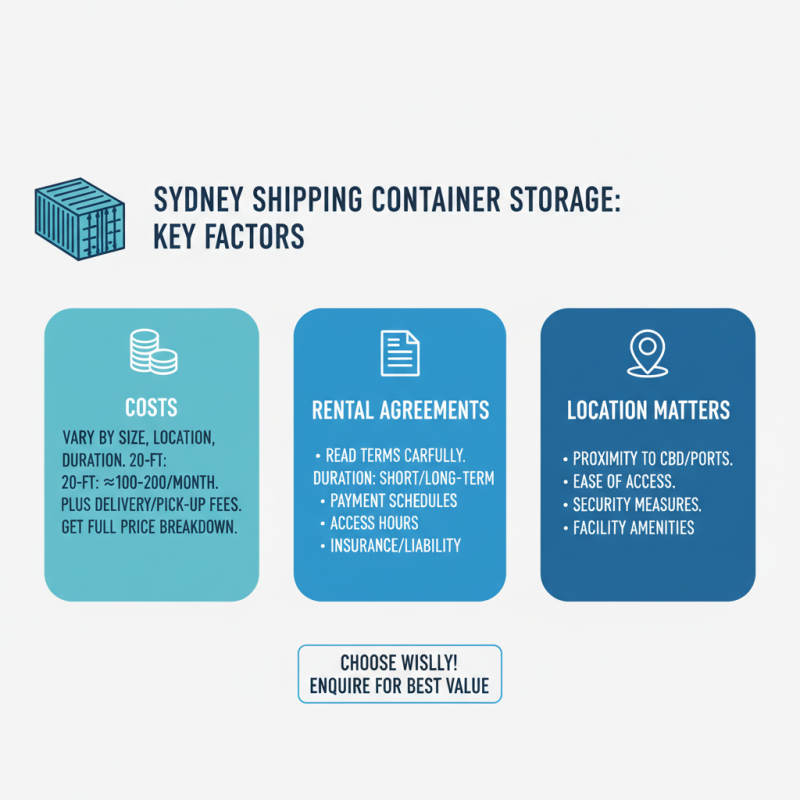 How to Choose the Best Shipping Container Storage in Sydney?