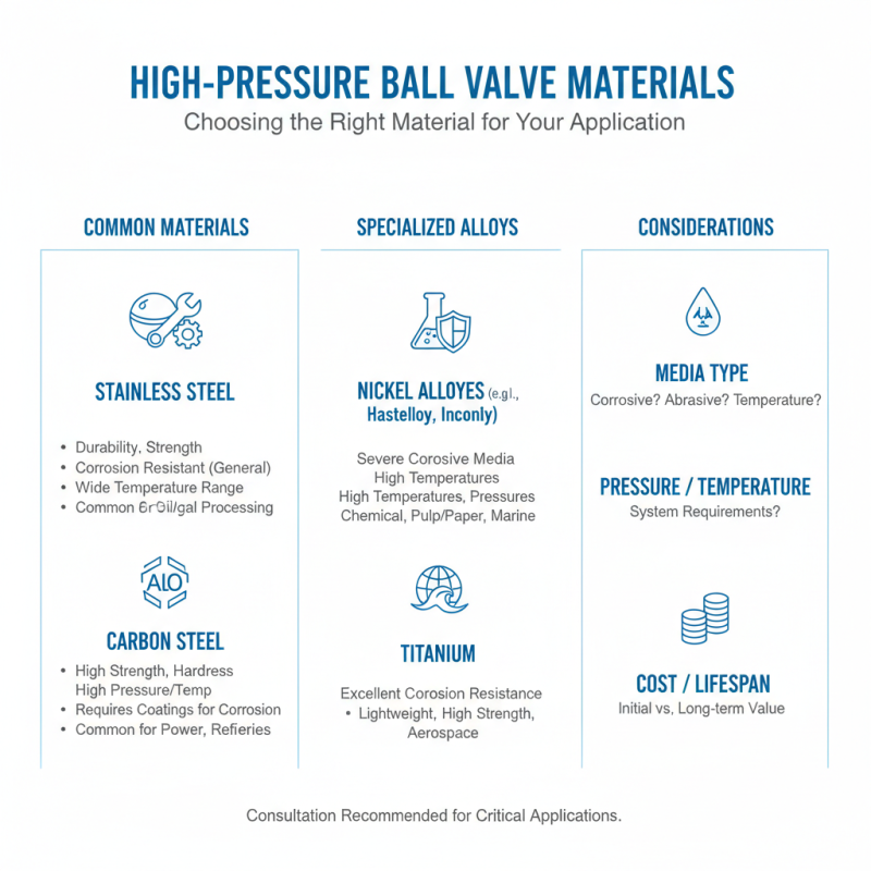 How to Choose the Right High Pressure Ball Valve for Your Needs?