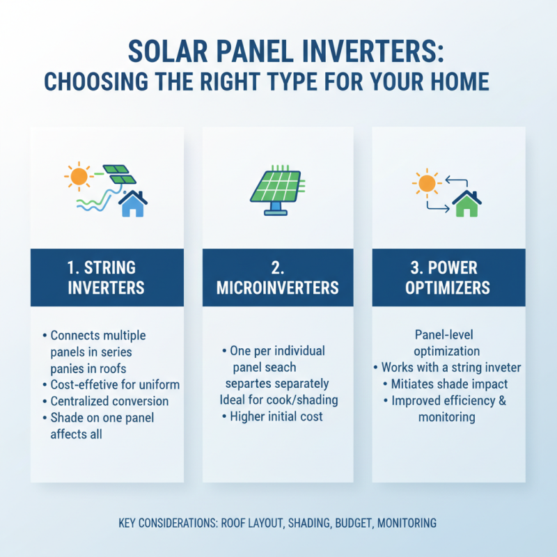 How to Choose the Right Solar Panel Inverter for Your Home?