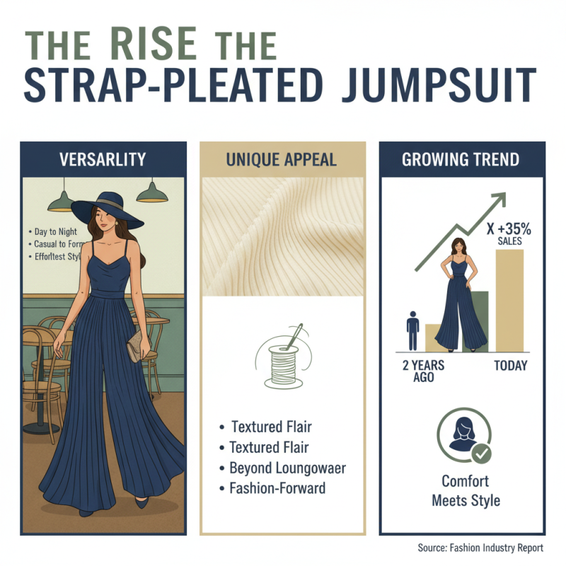 What is a Strap Pleated Jumpsuit and How to Style It?