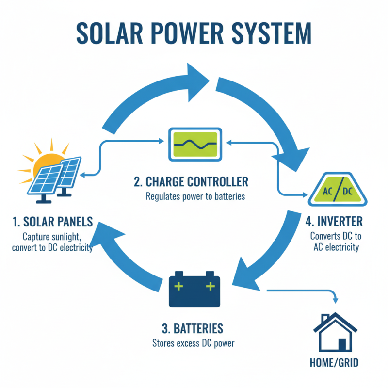 What is a solar power system and how does it work?