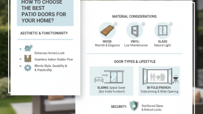 How to Choose the Best Patio Doors for Your Home?