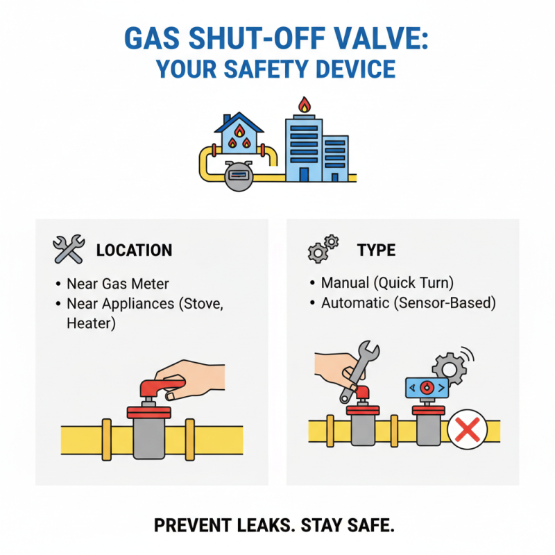 What is a gas shut off valve and how does it work?
