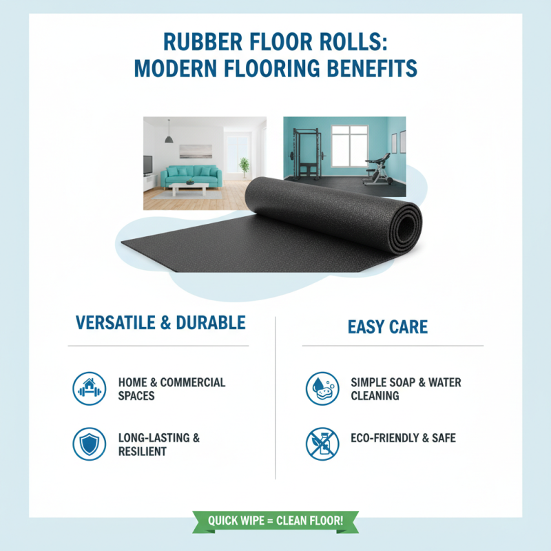 What are the Benefits of Using Rubber Floor Rolls?
