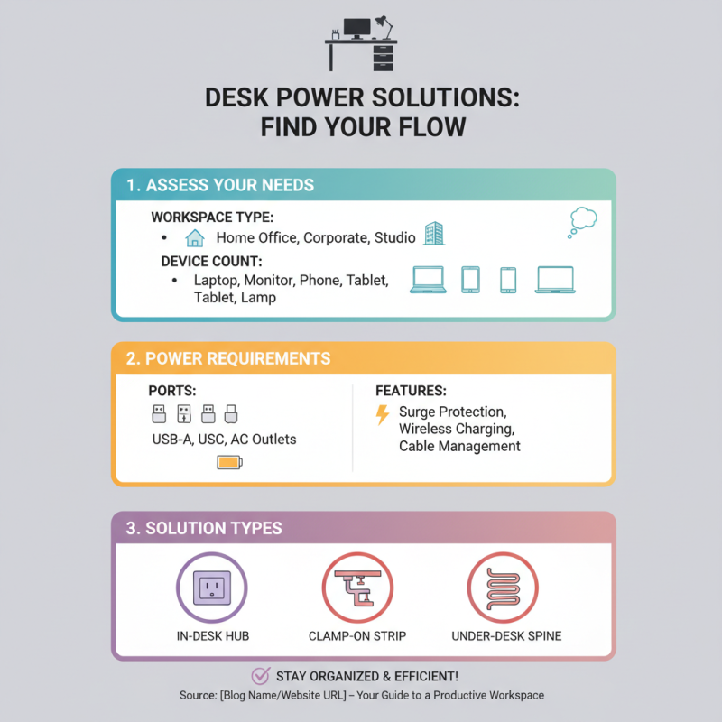 How to Choose the Right Desk Power Solutions for Your Workspace?