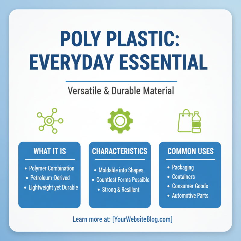 What is Poly Plastic and How is it Used in Daily Life?