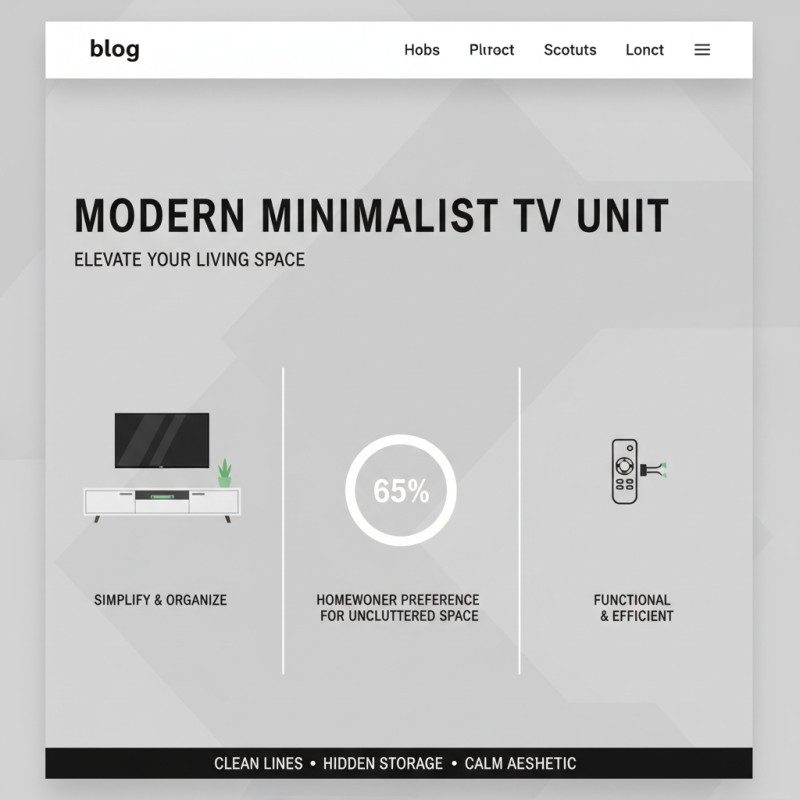 Beautiful TV Unit Ideas for Every Living Room Style?