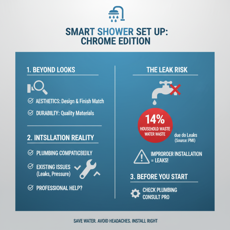 How to Choose the Best Chrome Shower Set for Your Bathroom?