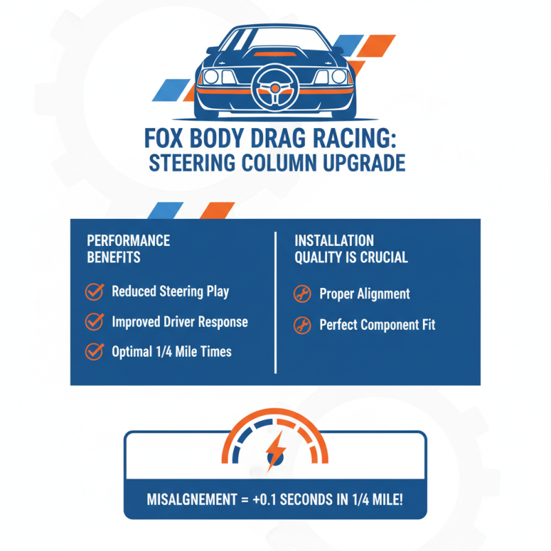 Top 10 Fox Body Drag Racing Steering Column Upgrades for Performance?