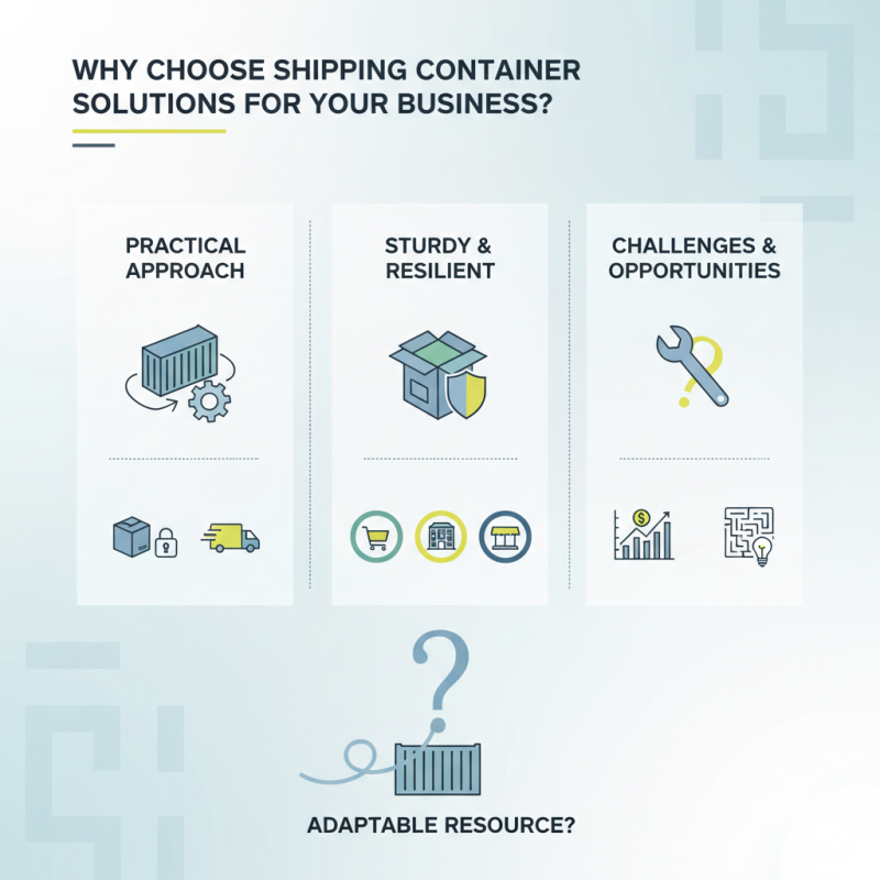 Why Choose Shipping Container Solutions for Your Business?