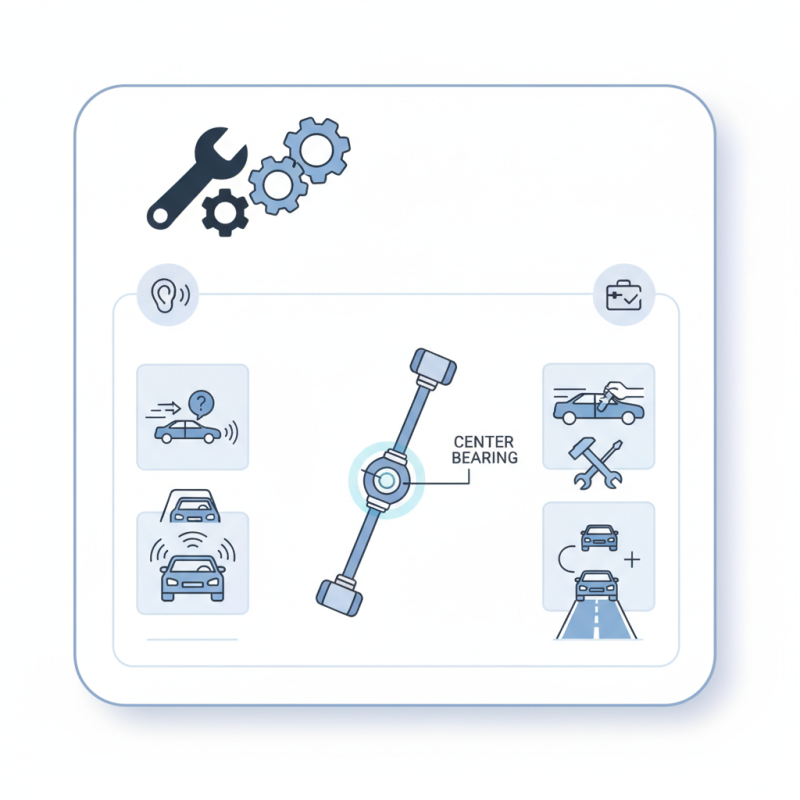 How to Identify and Replace a Center Bearing?