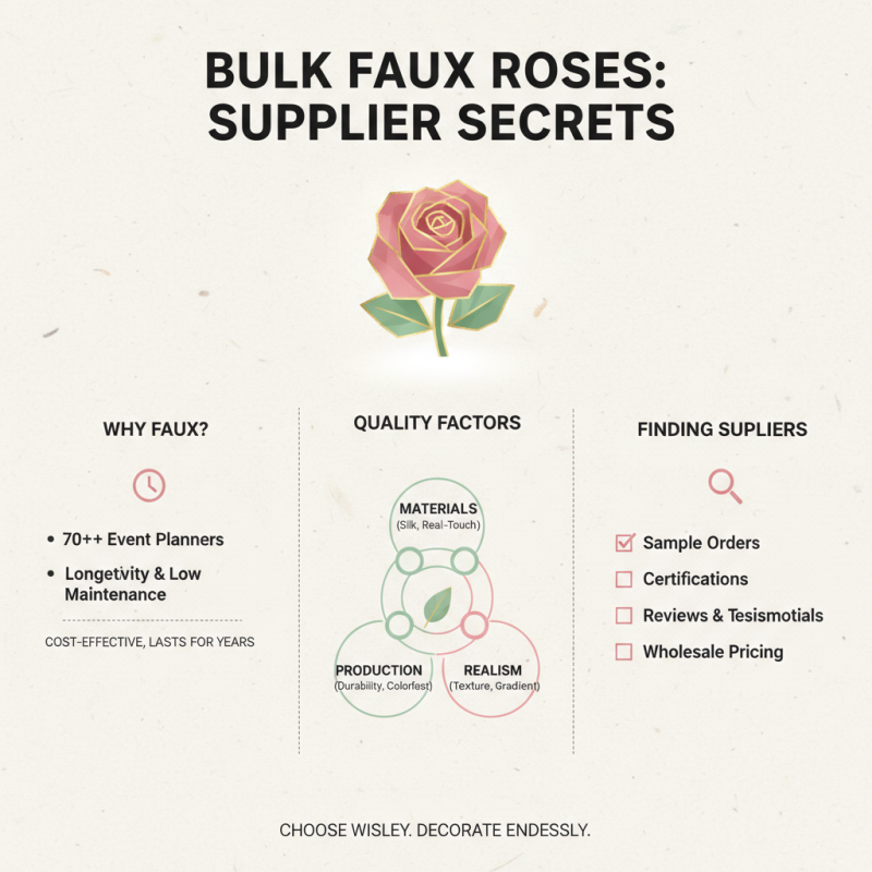 The Ultimate Guide to Buying Faux Roses Bulk for Your Decor Needs?