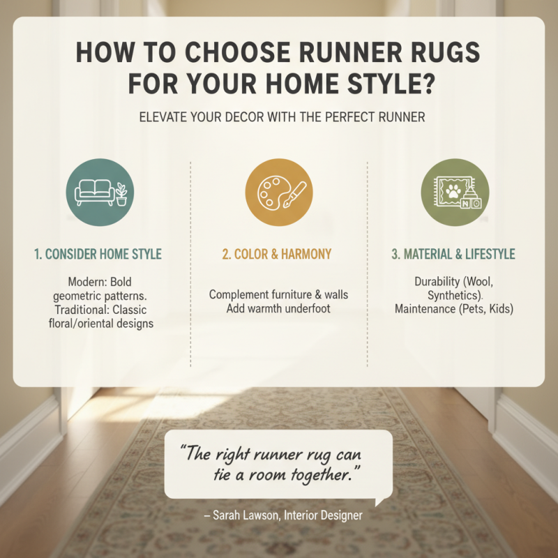 How to Choose Runner Rugs for Your Home Style?