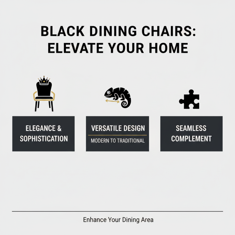How to Choose the Perfect Black Dining Chairs for Your Home?