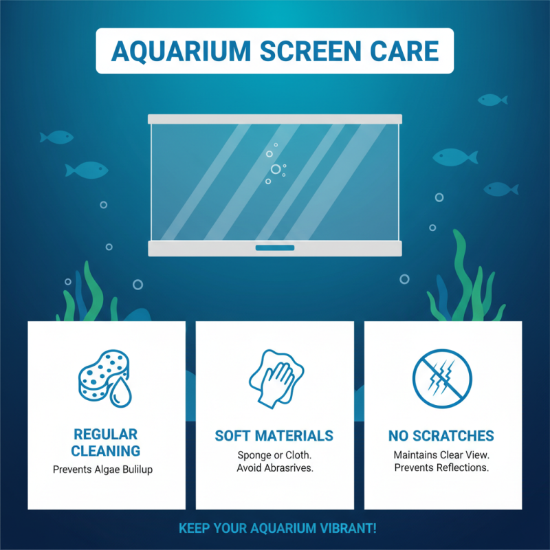 How to Use a Transparent Underwater Screen for Your Aquarium?