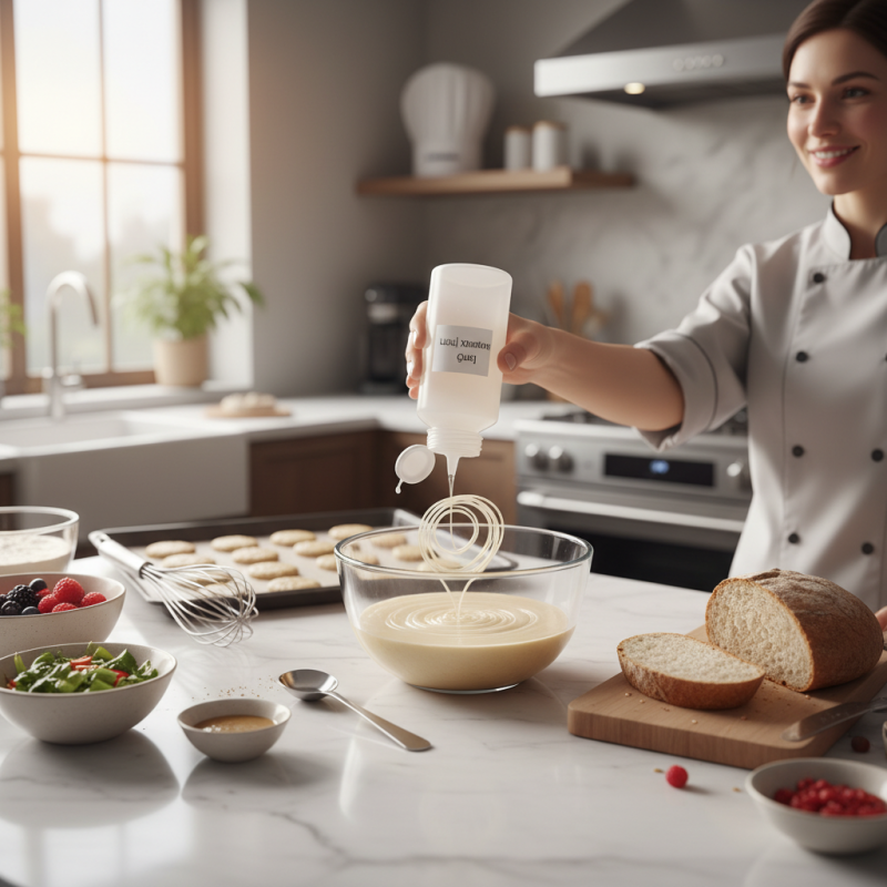 How to Use Liquid Xanthan Gum in Cooking and Baking?