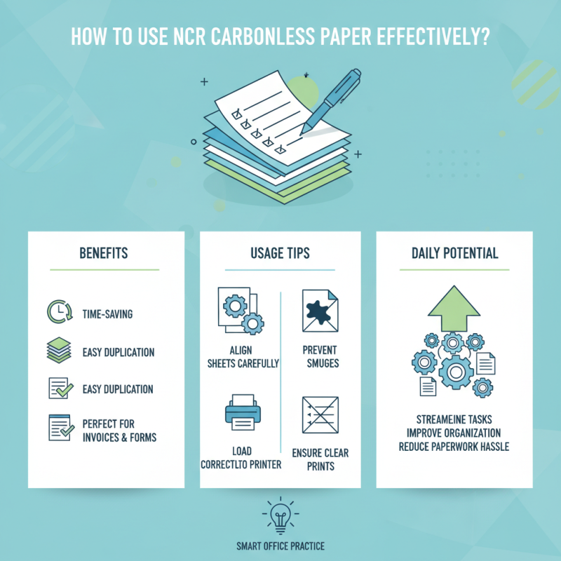 How to Use Ncr Carbonless Paper Effectively?