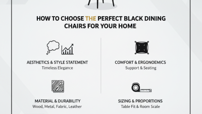 How to Choose the Perfect Black Dining Chairs for Your Home?