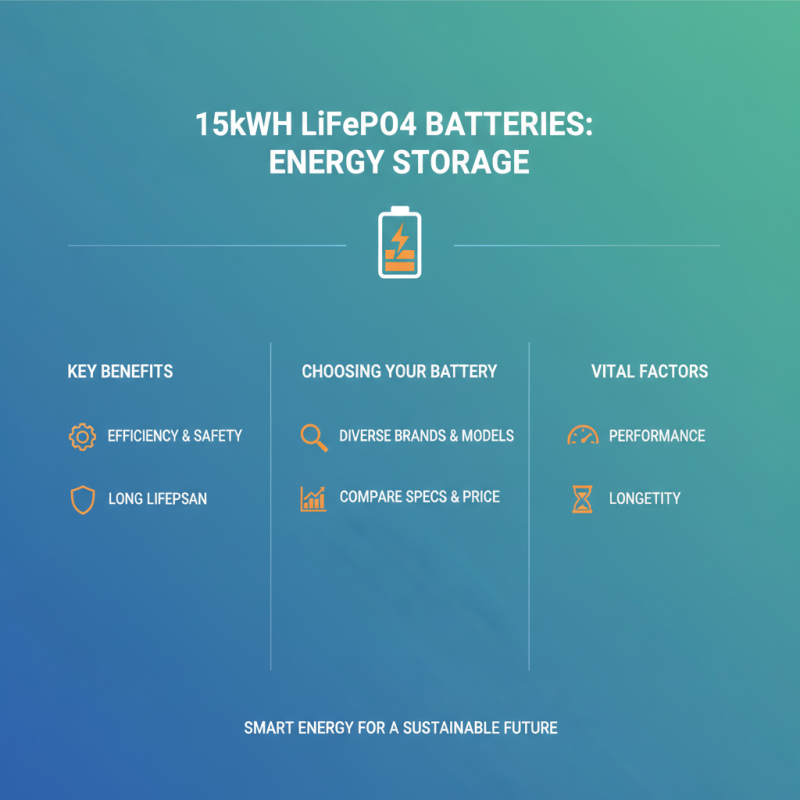 Best Lifepo4 15kwh Batteries for Energy Storage Solutions?