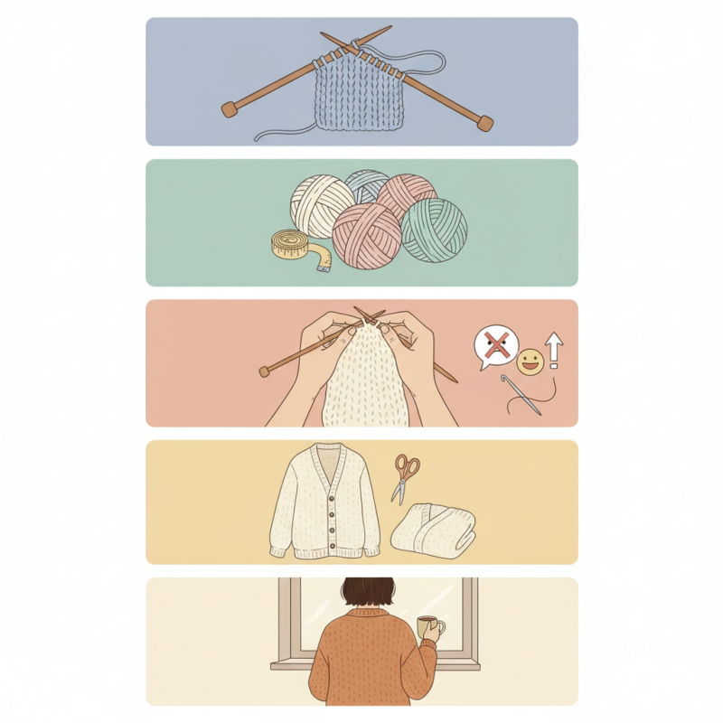 How to Knit a Cardigan for Beginners Easy Step by Step Guide?