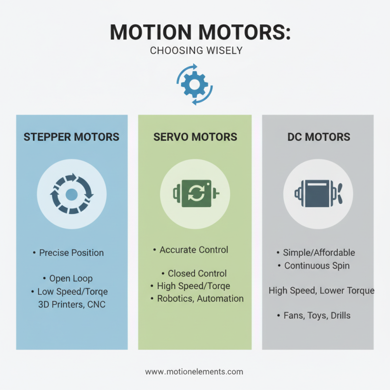 How to Choose the Right Motion Motor for Your Project?