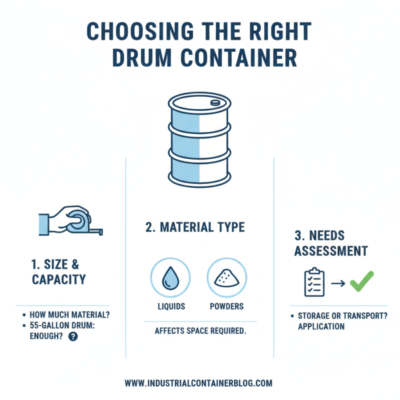 How to Choose the Right Drum Container for Your Needs?