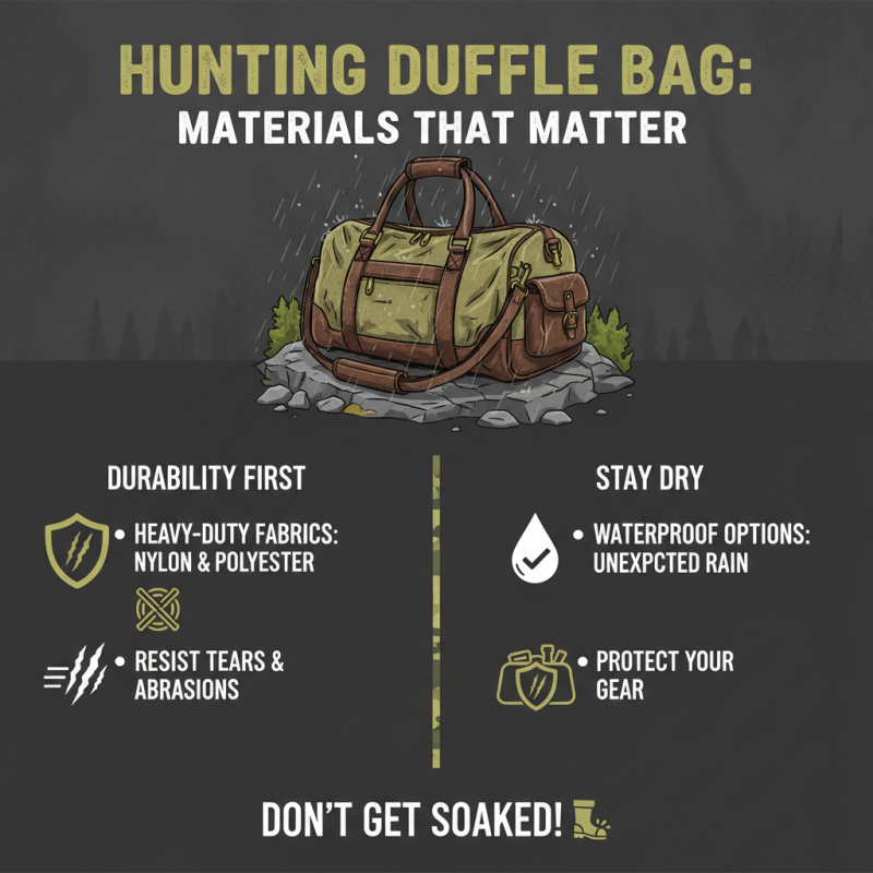 Best Hunting Duffle Bag Features to Choose in 2026?
