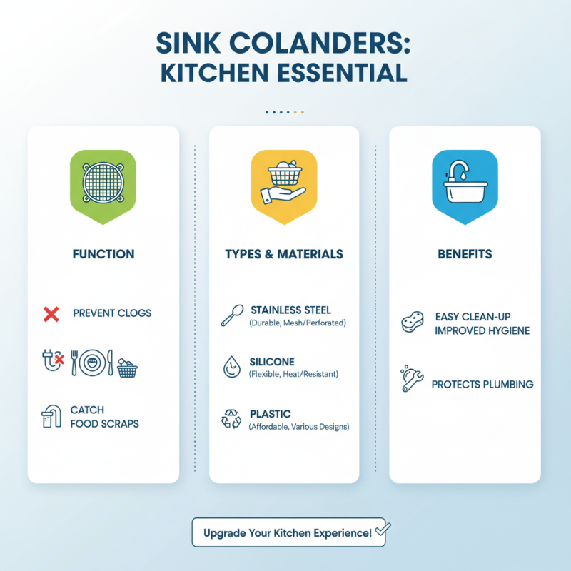 What is a Sink Colander and How Does It Work?
