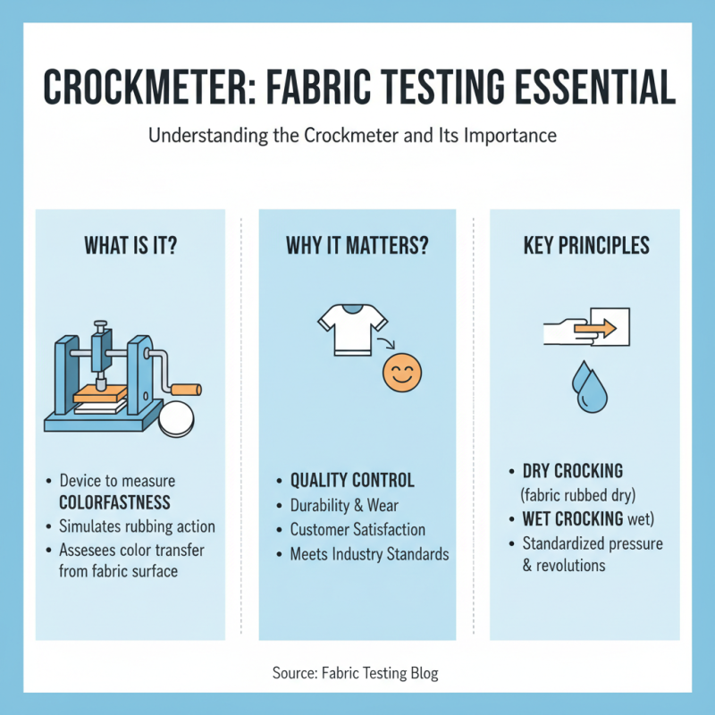 How to Use a Crockmeter Rubbing Fastness Tester Effectively?