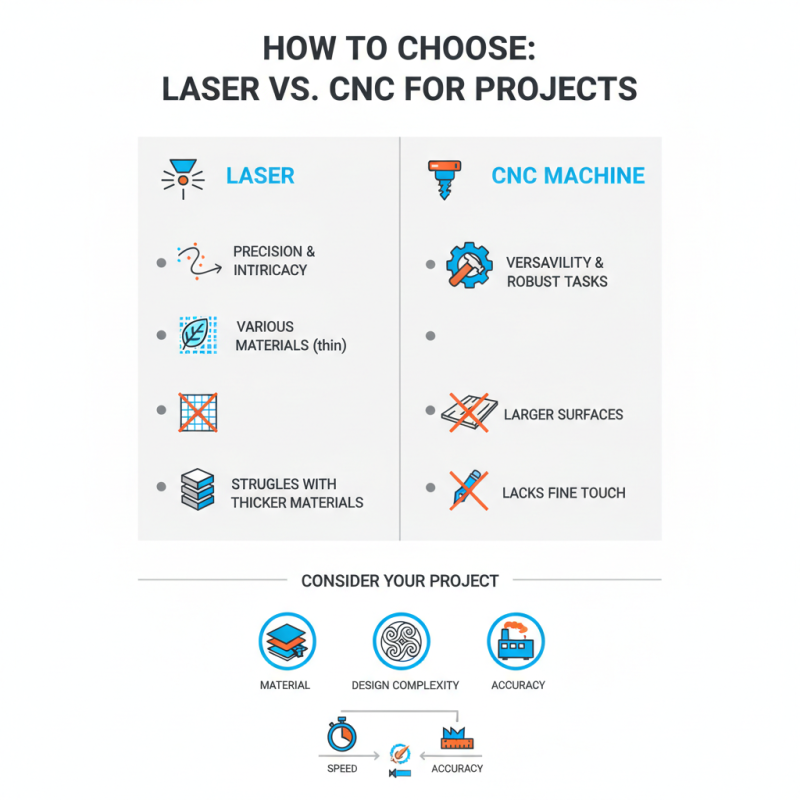 How to Choose Between Laser and CNC Machine for Your Projects?