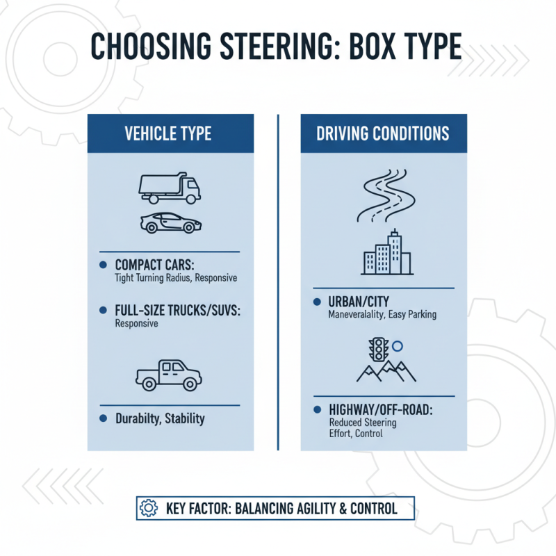 How to Choose the Right Box Steering for Your Vehicle Needs?