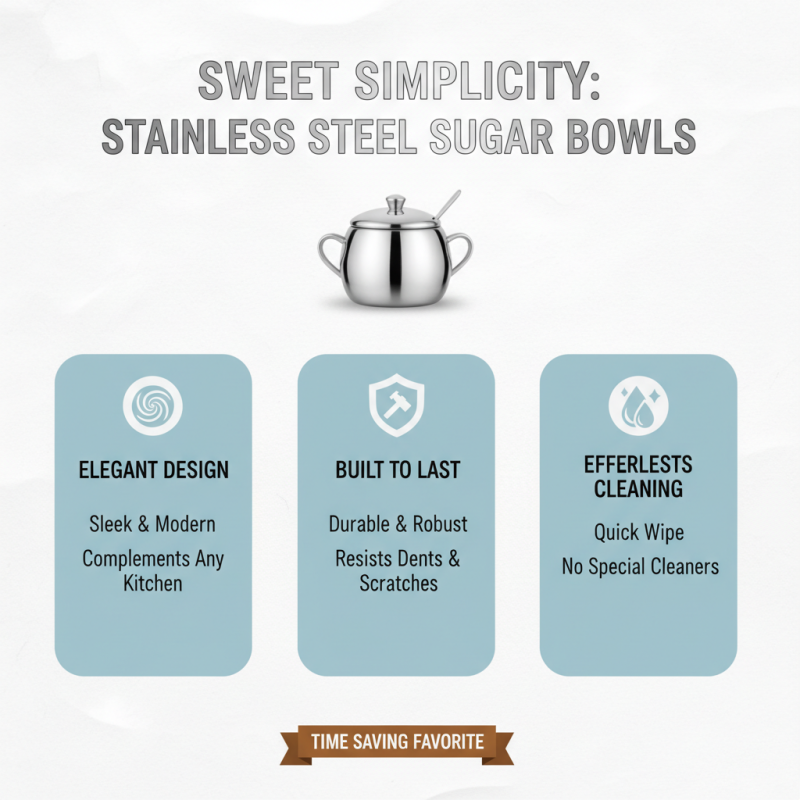 Top Benefits of Using Stainless Steel Sugar Bowls for Your Kitchen