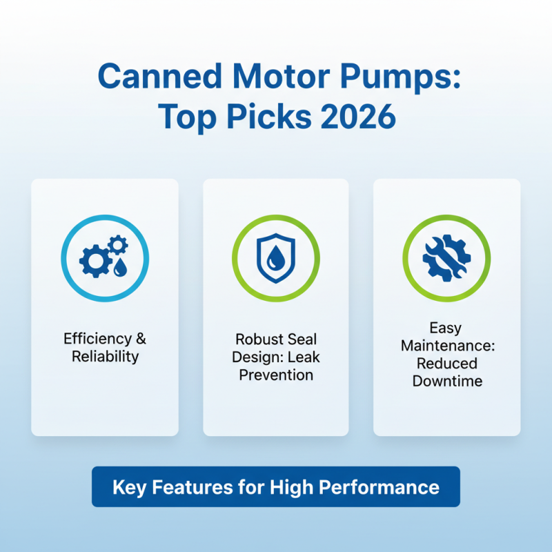 2026 Best API 685 Canned Motor Pump Options for Optimal Performance?