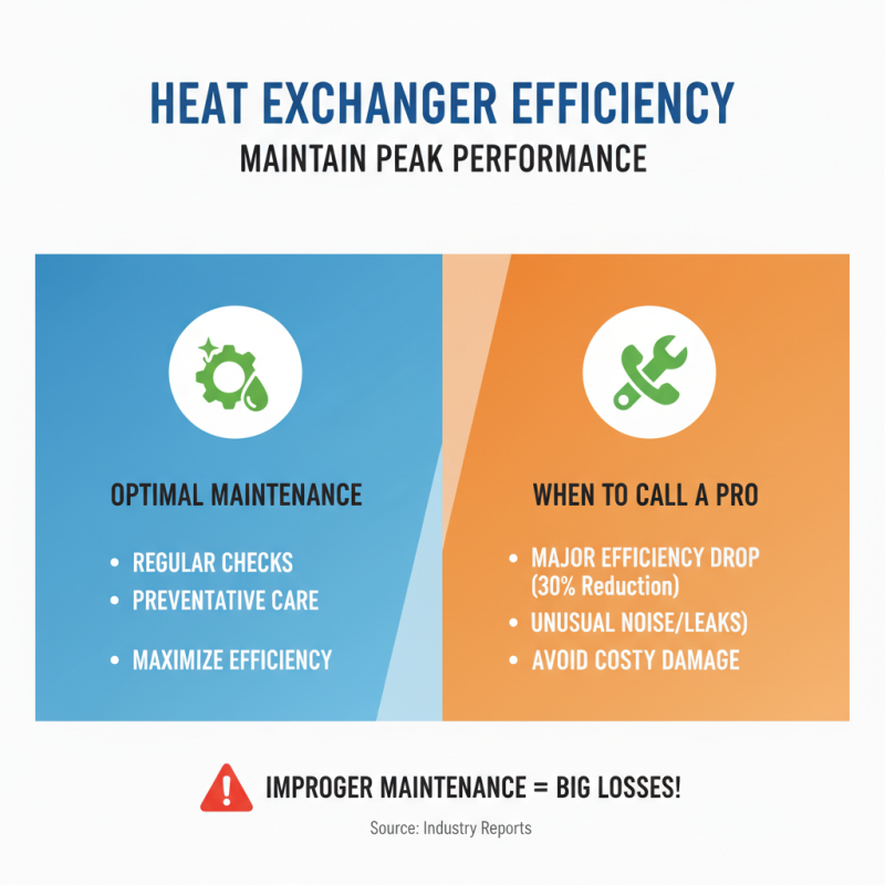 Essential Heat Exchanger Maintenance Tips for Optimal Efficiency?