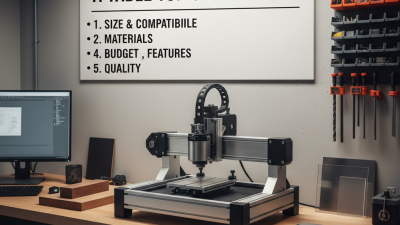 Top 5 Tips for Choosing a Table Top CNC Machine?