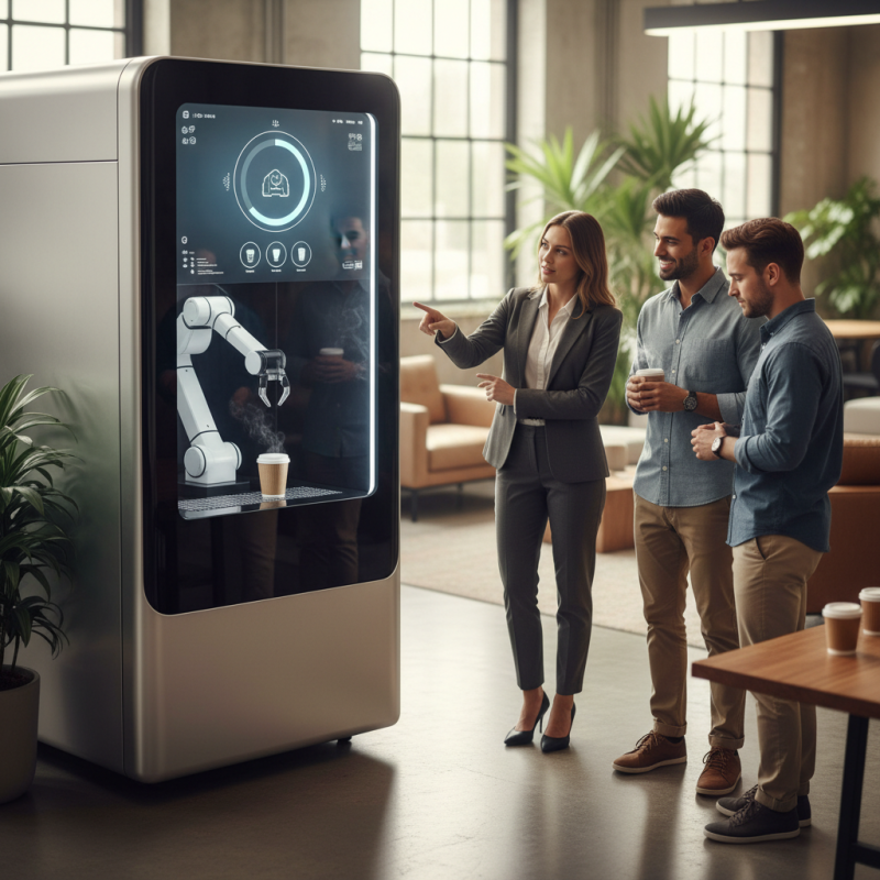 How to Use a Robot Coffee Vending Machine Efficiently?