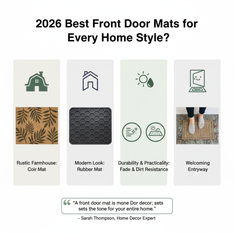2026 Best Front Door Mats for Every Home Style?