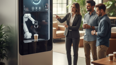 How to Use a Robot Coffee Vending Machine Efficiently?