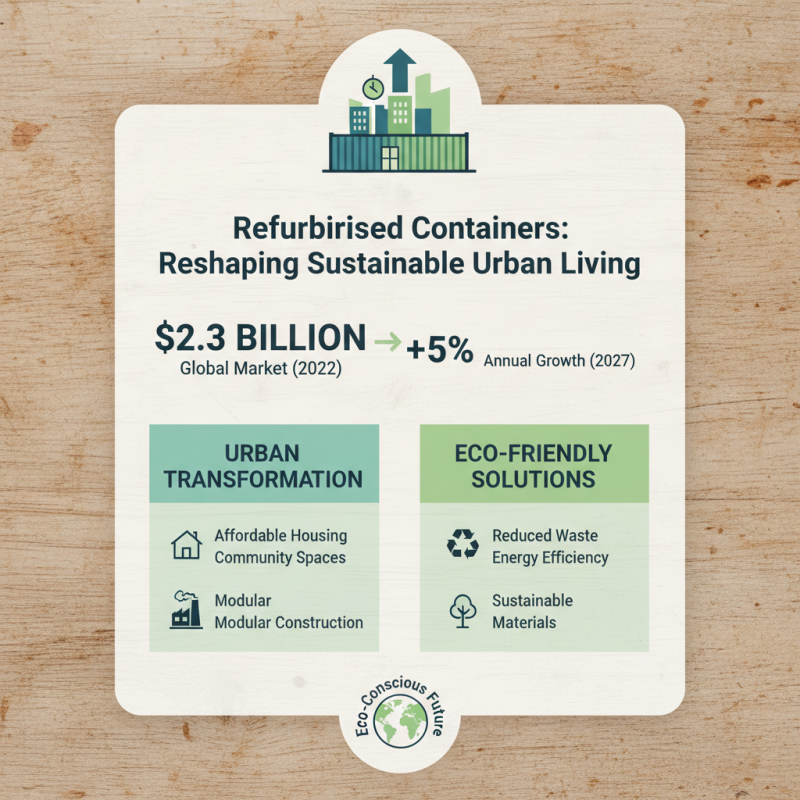 2026 Top Trends in Refurbished Container Solutions for Sustainable Living