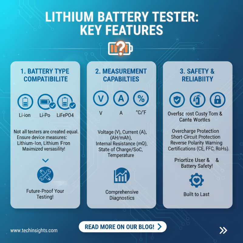 How to Choose the Best Lithium Battery Tester for Your Needs?