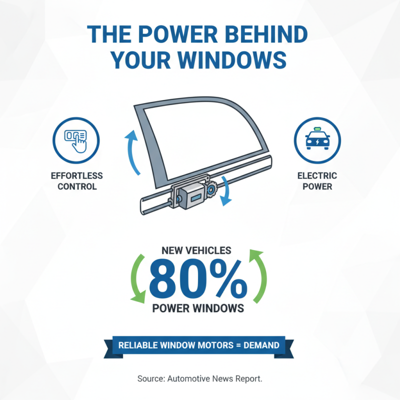Why Are Window Motor Parts Essential for Car Functionality?