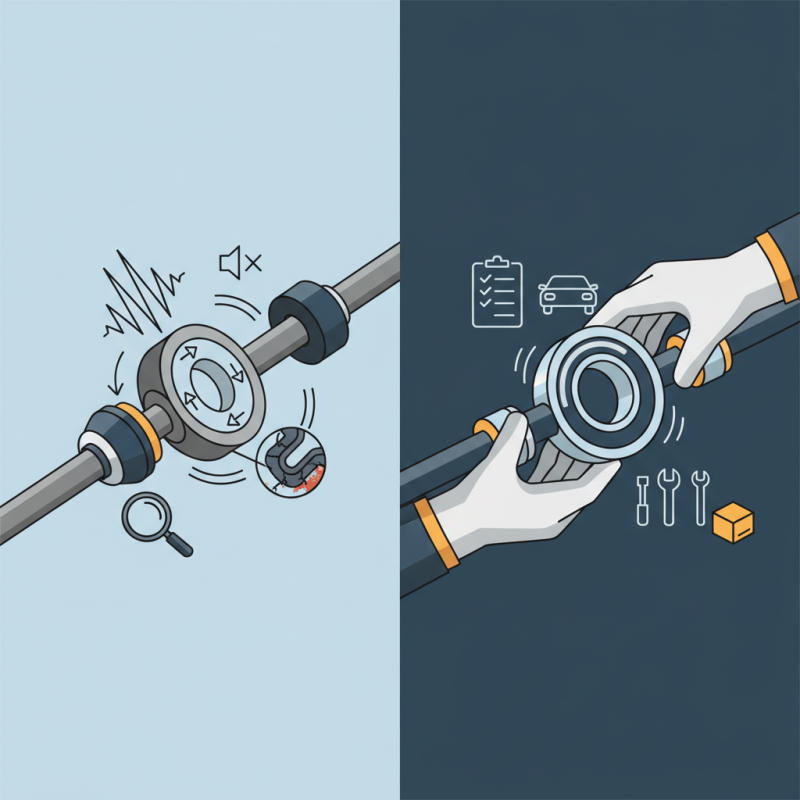 How to Diagnose and Replace a Center Bearing?